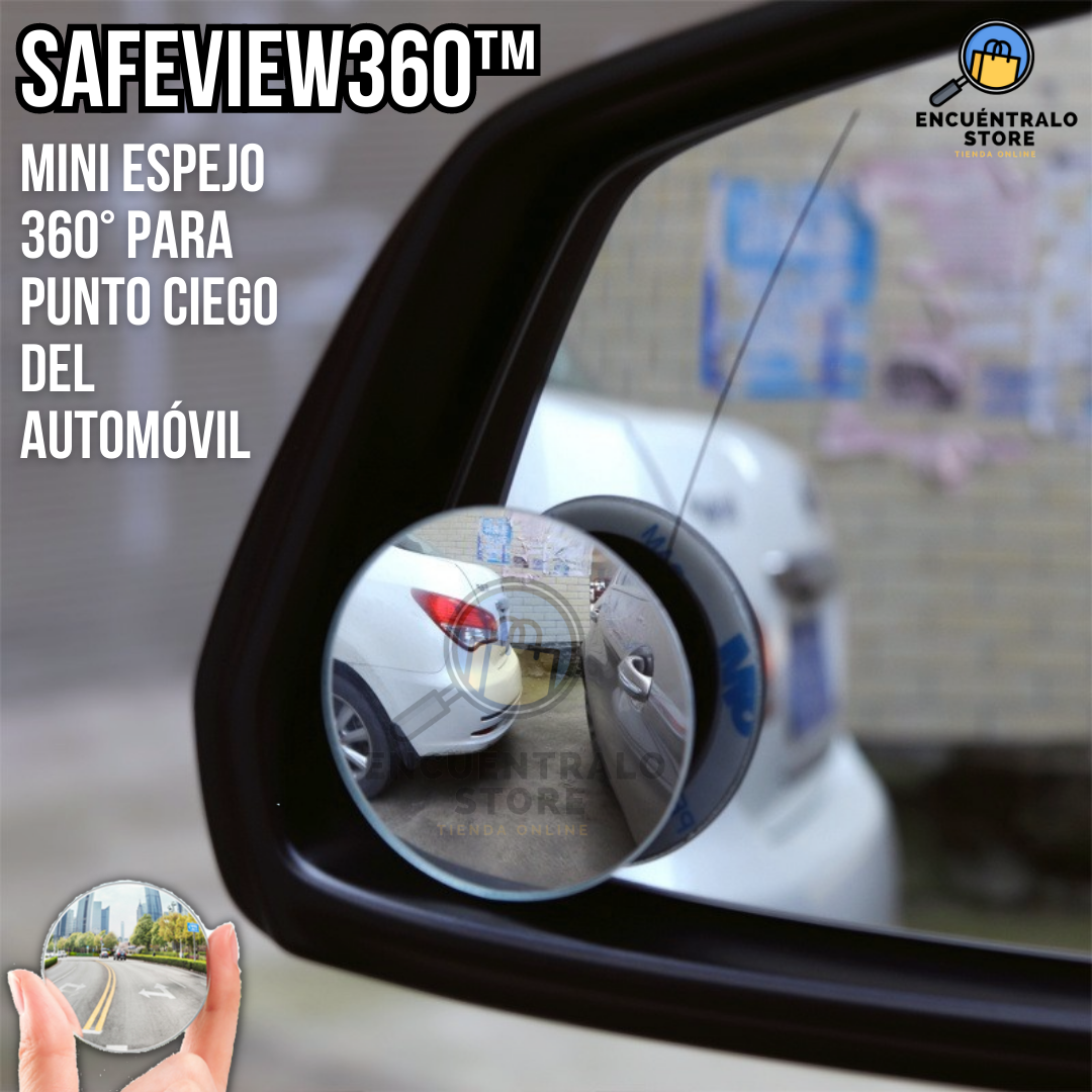 derivación ecuador capa 2X1 SAFEVIEW360™ MINI ESPEJOS 360° PARA PUNTO CIEGO DEL AUTOMÓVIL –  Encuentralo Colombia