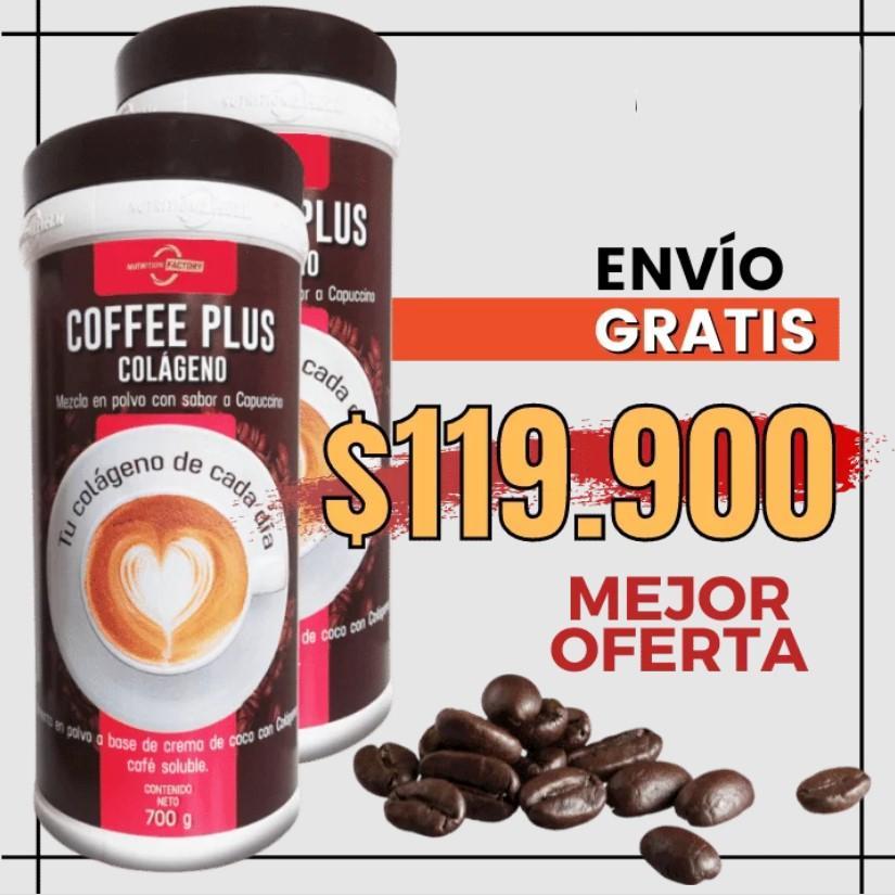 COFFE PLUS COLÁGENO + ENVÍO GRATIS